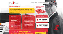 Desktop Screenshot of mediaservis.cz